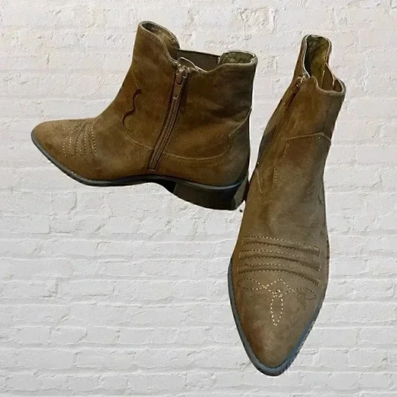 Carlos by Carlos Santana Montana Brown Booties Size 7 $79.00 Retail - Picture 6 of 8